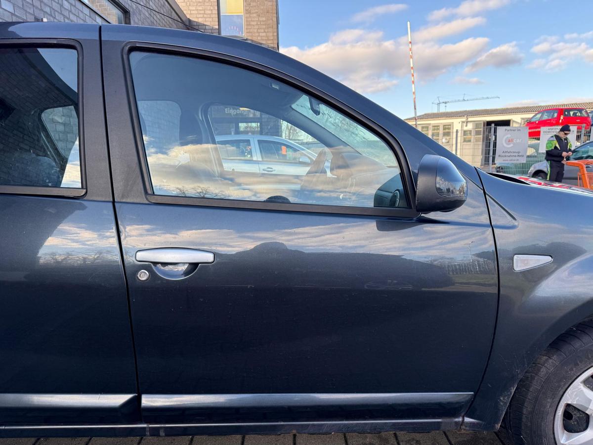 Dacia Sandero SD original T&uuml;r vorn rechts KNA Kometengrau Rohbau BJ10